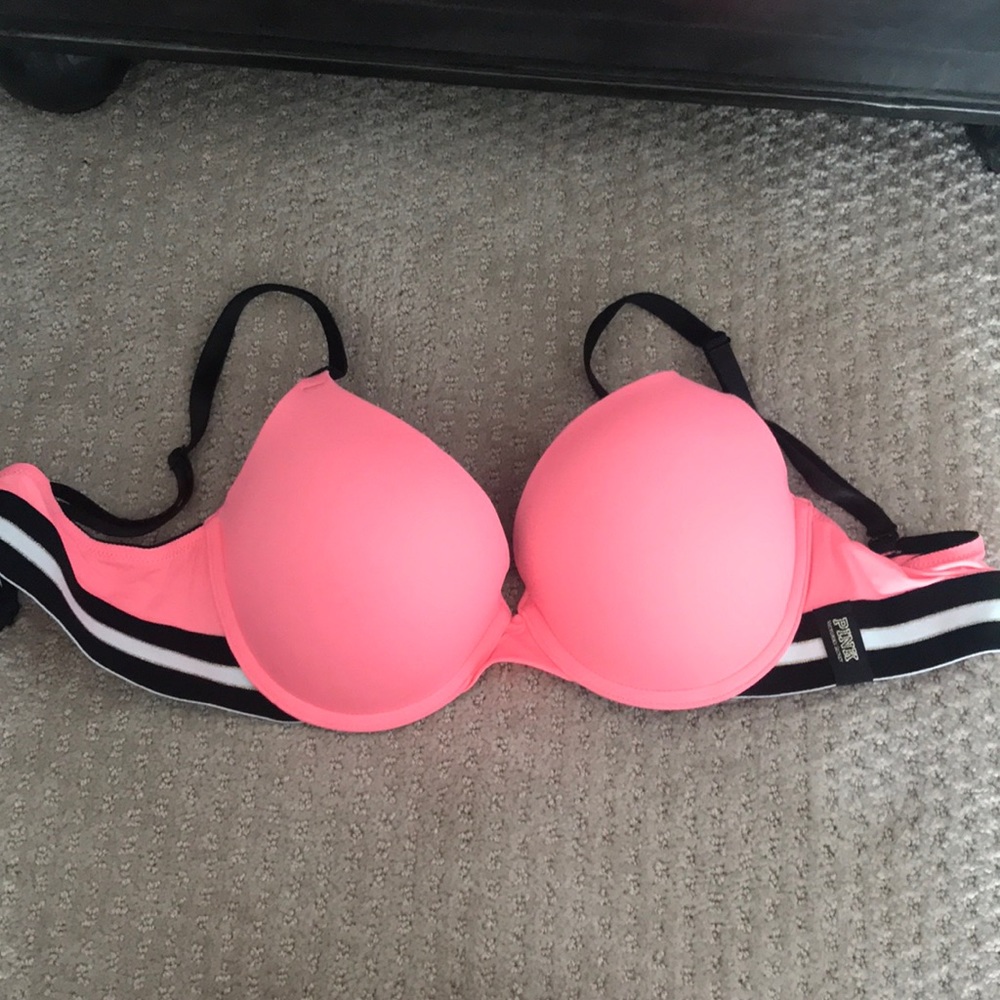 Pink Victoria’s Secret bra